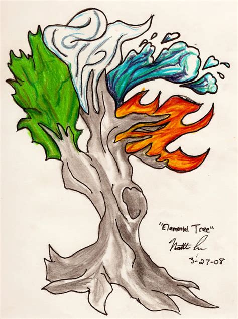 Elemental Tree By Cross675 On Deviantart
