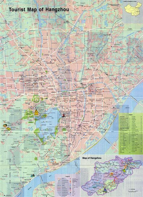 Large Hangzhou Maps For Free Download And Print High Resolution And