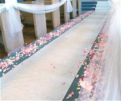 Wedding Aisle Runner In White Party Unlimited