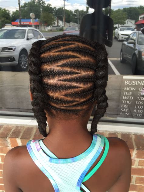 Cornrows Into French Braids Hair Styles Kids Hairstyles Natural