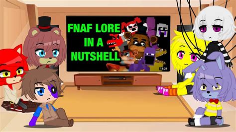 Fnia Reborn And Michael Afton Reacts To The Entire Fnaf Lore In A