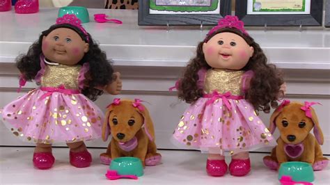 Cabbage Patch Kids 35th Anniversary 14 Doll With Adoptimals Pet On Qvc