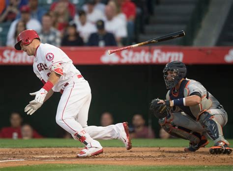 Mike Trout Returns To The Angels Lineup Orange County Register