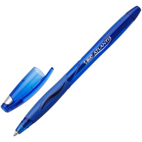 Stylo Bille Bic Atlantis Stic écriture Large Bleu Achat Pas Cher