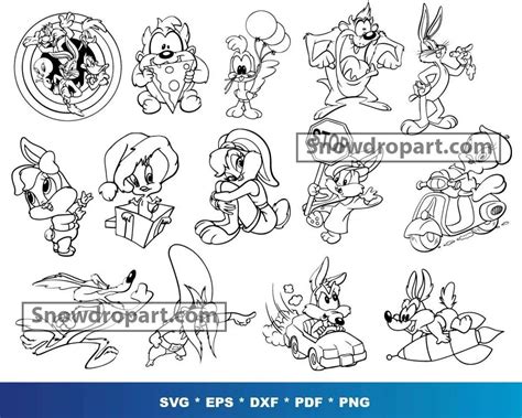 100 Looney Tunes Svg Bundle Looney Tunes Svg Baby Toons Svg