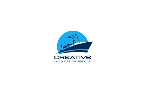 Marine Logo Oceanic Logo Boat Logo Or Ship Logo 16118242 Vector Art