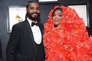 Lizzo Has a 'Spring Awakening' in Bloom-Covered Cape on Grammys Red ...