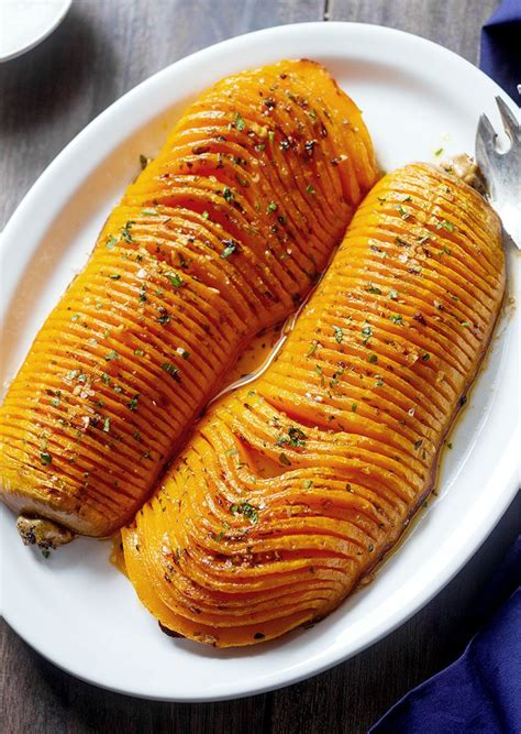 Roasted Butternut Squash With Garlic Butter — Eatwell101
