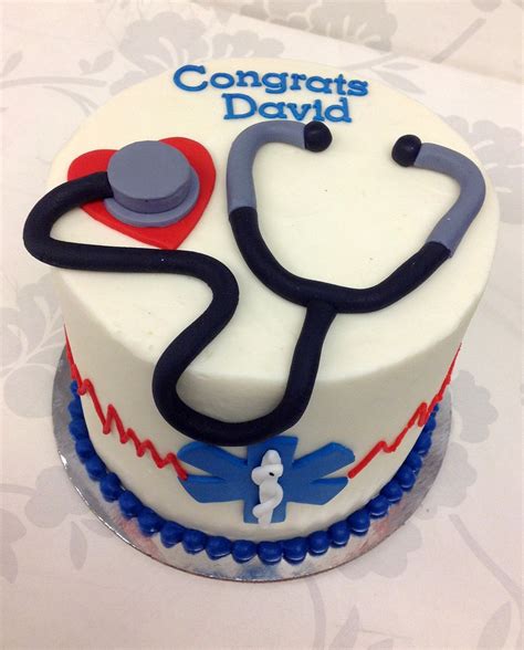 Medical School Graduation Cake From The Cupcake Shoppe In Raleigh
