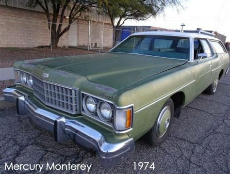 1974 Ford Mercury Station Wagon Factory V8 Ac Ps Pdb Rot Free Az Barn