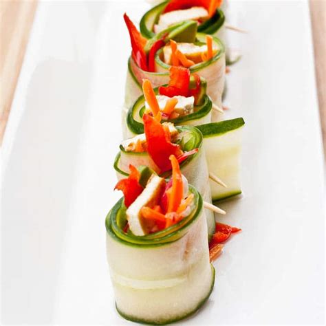 Asian Vegan Cucumber Rolls Recipe Gluten Free