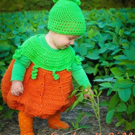 Crochet Baby Pumpkin Costume Digital Crochet Pattern Pdf710 Etsy