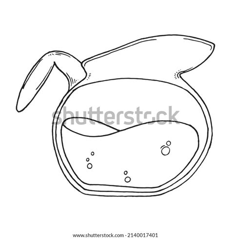 Jug Water Sketch Hand Drawn Vector เวกเตอร์สต็อก ปลอดค่าลิขสิทธิ์