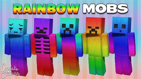 Rainbow Mobs Hd Skin Pack By Cupcakebrianna Minecraft Marketplace