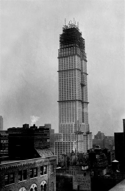 vintage empire state world s tallest building ny new york manhattan usa travel pennant