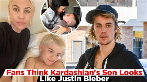 Fans Think Kourtney Kardashians Son Reign Looks Like Justin Bieber Youtube