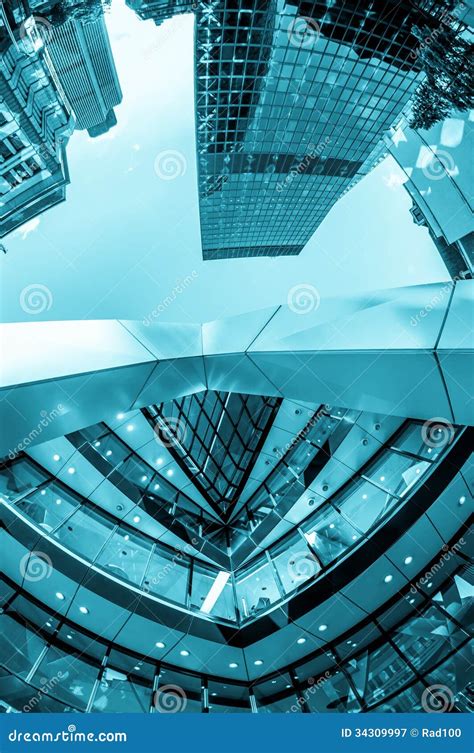 Modern Office Buildings Stock Image Image Of Glass Financial 34309997