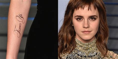 Why The Internet Is Roasting Emma Watson For Her Times Up Tattoo