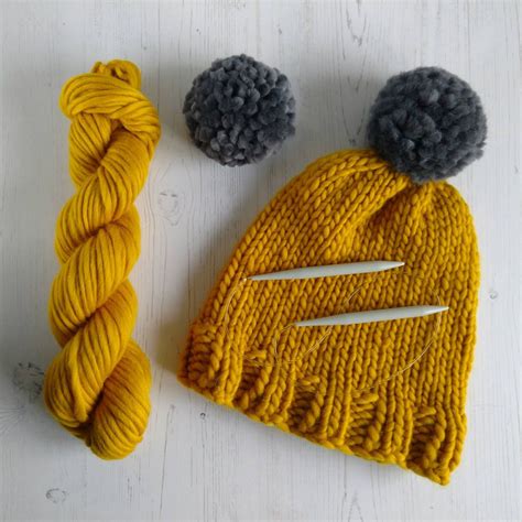 Are You Interested In Our Chunky Knitted Hat Kit With Our Make A