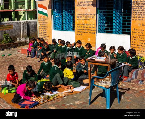 Rural Indian Village School Children Hi Res Stock Photography And