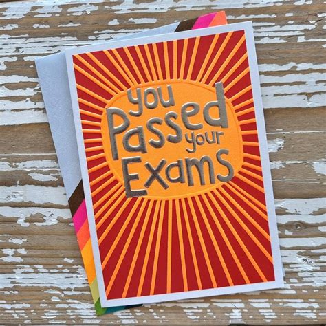 You Passed Your Exams Card By Nest Ts