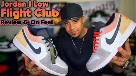 Jordan 1 Low Flight Club Review And On Feet Lace Swap Youtube