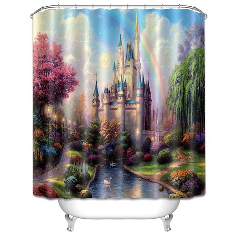 Disney Discovery Assorted Castle Shower Curtains