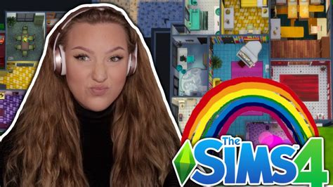 The Sims 4 But Every Room Is A Different Colour Rainbow Challenge