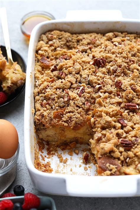 Prep This Maple Pecan Overnight French Toast Bake With Sourdough The