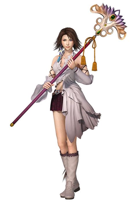 Yuna Songstress Garb Ii Art From Dissidia Final Fantasy Nt Art