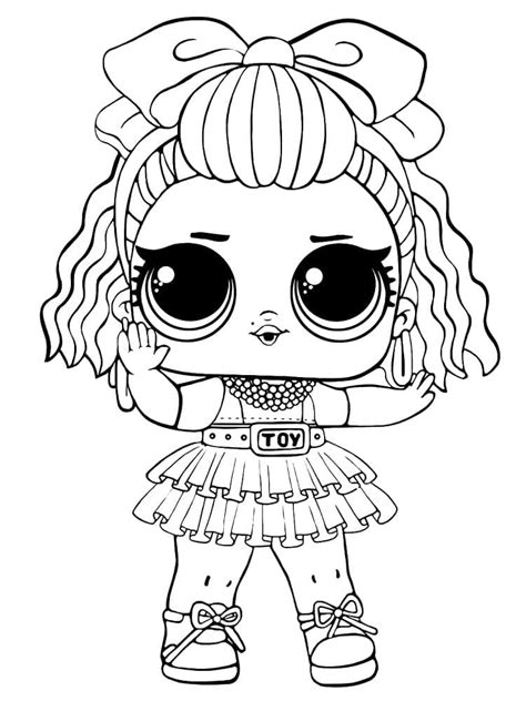 80s Bb Lol Surprise Doll Coloring Page Download Print Or Color