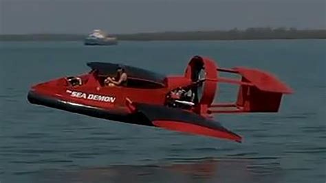 Sea Demon Home Made Flying Hovercraft Which Shot To Internet Fame In