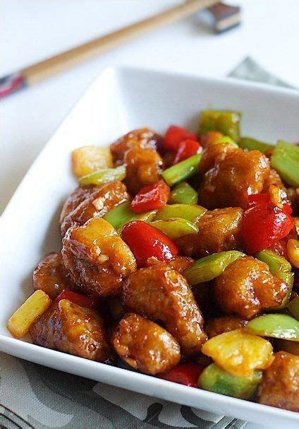 Sweet & sour chicken cantonese style. sweetandsour hong kong style - this but with chicken | Sweet sour pork recipe, Pork recipes ...