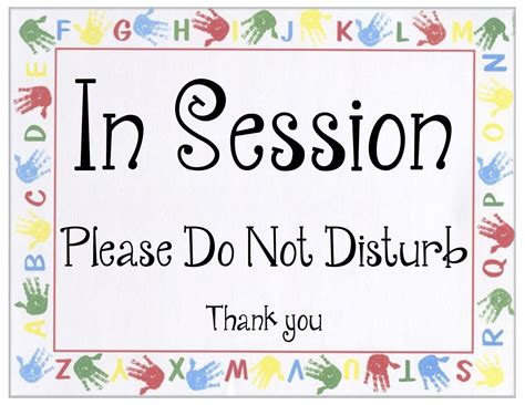 Testing do not disturb sign. DO Not Disturb Sign | School signs, Child therapy ...