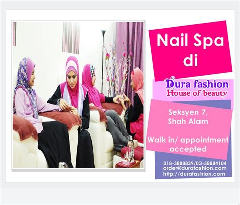 Places shah alam, malaysia shopping & retailclothes shopwomen's clothes shop butik muslimah shop. Muslimah Nail Spa only @ Dura Fashion House of Beauty in ...