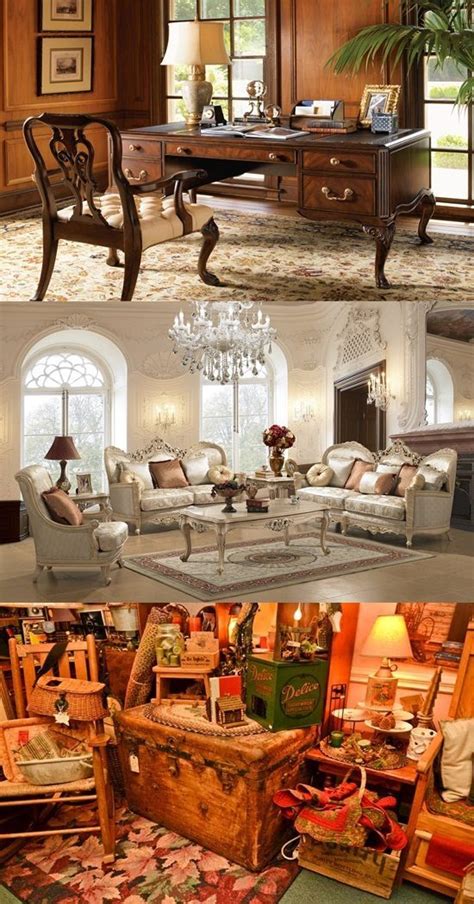 Decorating Home With Antique Furniture Pieces Interior