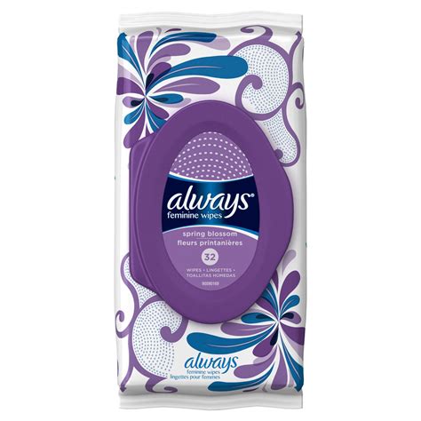 Always Feminine Wipes Spring Blossom Soft Pack | Walmart Canada
