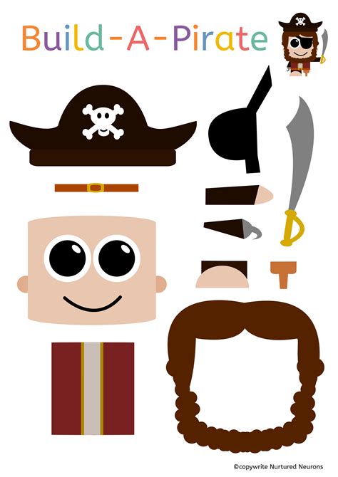 Free Printable Pirate Pictures Ted Lutons Printable Activities For Kids