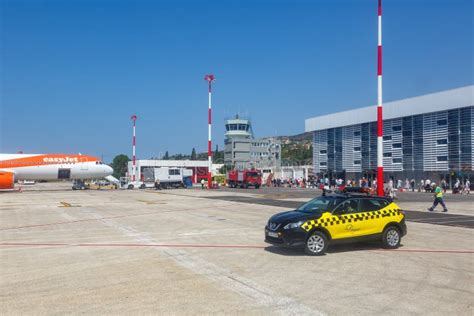 Kefalonia Efl Airport Terminal Building In Greece Editorial Photo