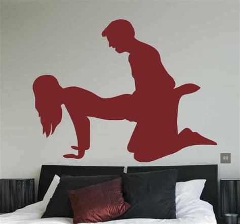 Autocollant Mural Position Kama Sutra Tenstickers