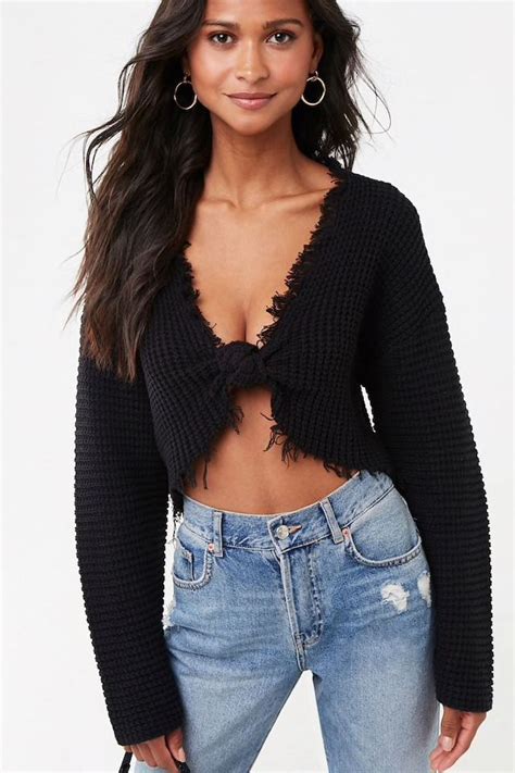 ribbed cropped sweater cropped sweater womens clothing tops sweaters