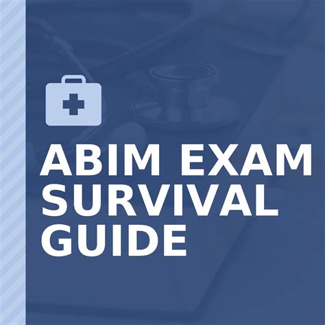 Abim Exam Survival Guide Exam Study Calendar Board Exam