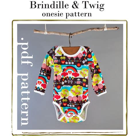 Baby Bodysuit Pdf Pattern Short And Long By Brindilleandtwig