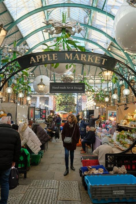 Apple Market A Craft Market At Covent Garden London Uk Editorial