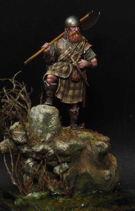 Medieval Scottish Highlander By Sergeypopovichenko · Puttyandpaint