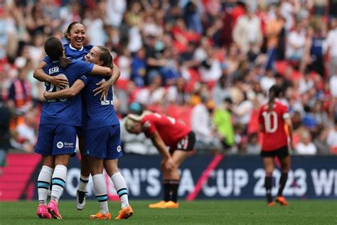 Chelsea Clinch Womens Fa Cup As Sam Kerr Downs Man Utd Uk