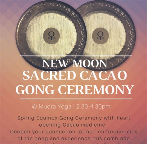 New Moon Cacao Gong Ceremony — Gong Bath And Sound Baths London And The