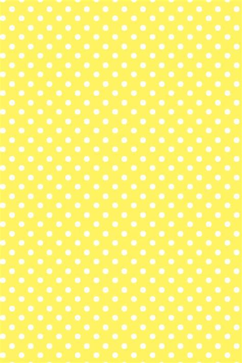 Cute Yellow Olval Polka Dot Backgrounds Sixteenth Streets