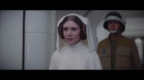 Rogue One A Star Wars Story Leia Scene P Youtube