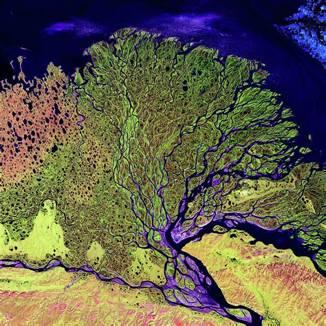 The Lena River Russia Photograph By Nasa
